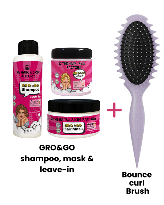 Clean - Define & shine + BOUNCE CURL brush