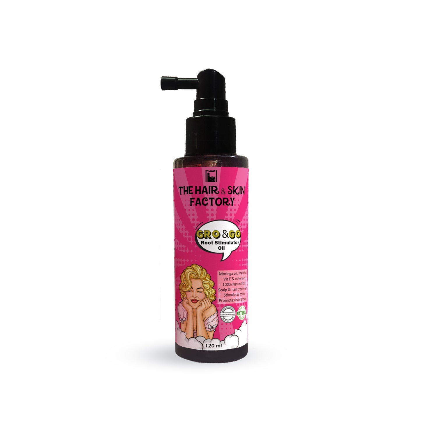 GRO&GO Root Stimulator Oil PLUS Argan - Hair Growth 120 ml