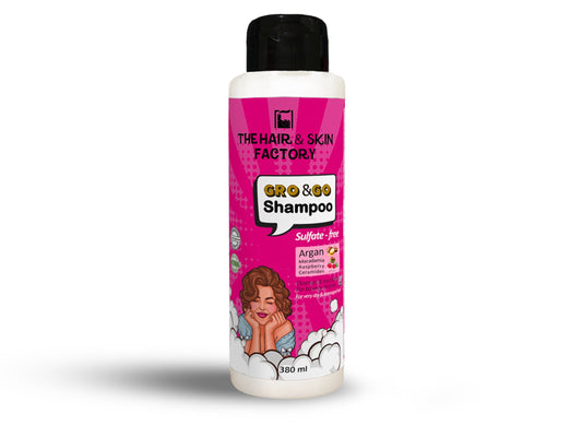 GRO&GO Argan Shampoo - Sulfate Free - 380 ml
